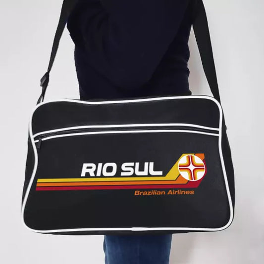 Airline Originals. Rio Sul Brazilian Messenger Cabin and Travel Bag for Men. Free Delivery