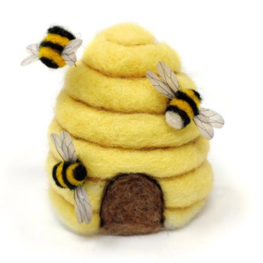 The Crafty Kit Company. Bee Hive Needle Felting Kit