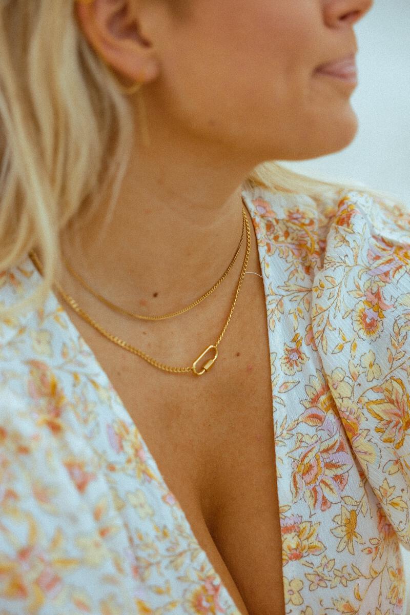 18K Grayton, Waterproof Necklace. By ALCO Jewelry.