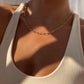 18K Gold Plated and Waterproof Heartbreaker Necklace. ALCO Jewelry.