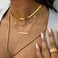 18K Gold Plated Weekender Necklace. ALCO Jewelry.