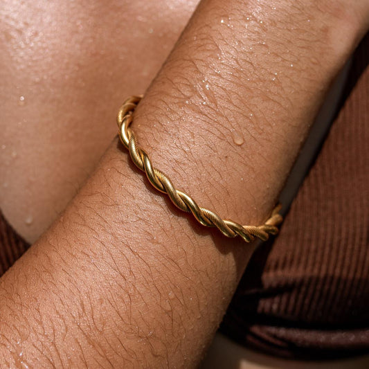 All Love Cuff, 18K Gold Plated Bracelet. By ALCO Jewelry. Free Delivery
