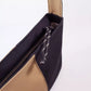 Reliee Bags. Bianca Sepia Black & Tan Vegan Leather Handbag