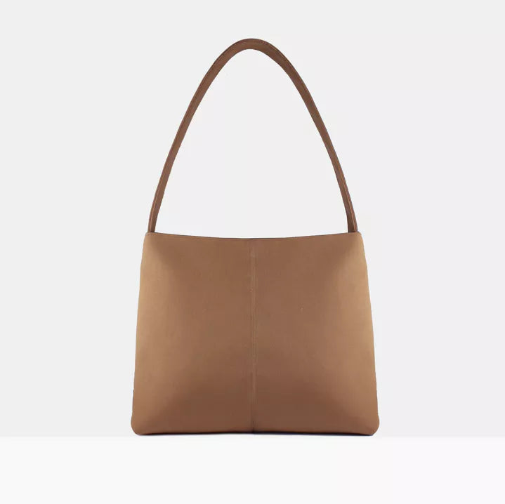 Reliee Bags. Bianca Vegan Leather Tan Handbag.