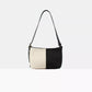 Reliee Bags. Bruna Vegan Leather Black & White Handbag.