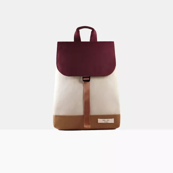 Reliee Bags. Mel Mountain Vegan Leather Tan Backpack. Free Delivery