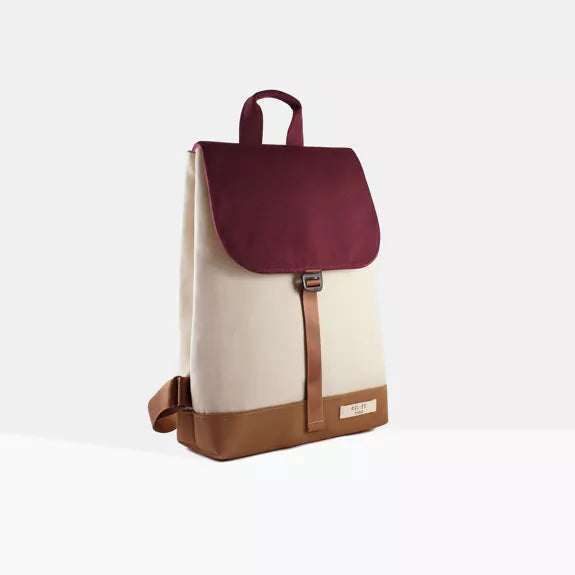 Reliee Bags. Mel Mountain Vegan Leather Tan Backpack.