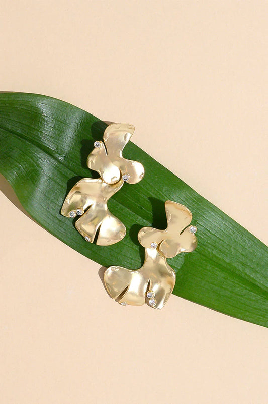 Best Selling USA Brand. Rare Matters. Foliage Statement Earrings. Sustainable Jewelry. Free Delivery