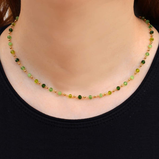 Anartxy Jewelry. Crystal Bead Necklace. Free Delivery.