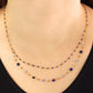 Anartxy Jewelry. Double Layered Crystal Bead Necklace.