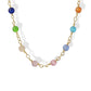 Anartxy Jewelry. Multi Colored Crystal Bead Necklace.