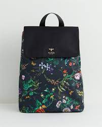 Fable England. Botanical Pumpkin Black Backpack. Free Delivery.