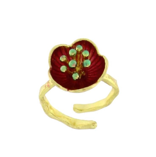 Kalliope. Women's Ancient Greek Jewelry. Flower Ring. Free Delivery.