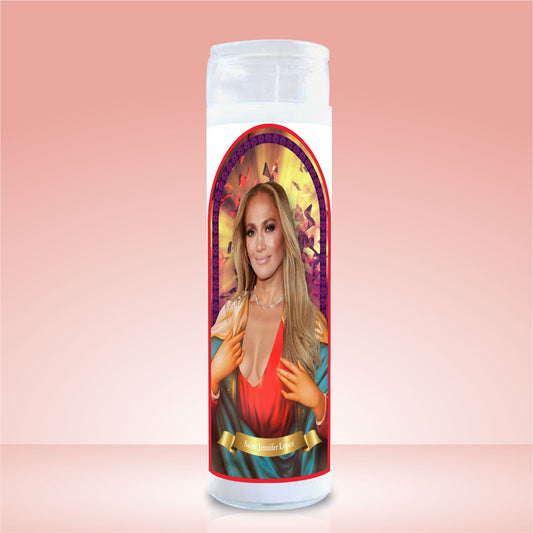 Celebrity Prayer Candle Jennifer Lopez