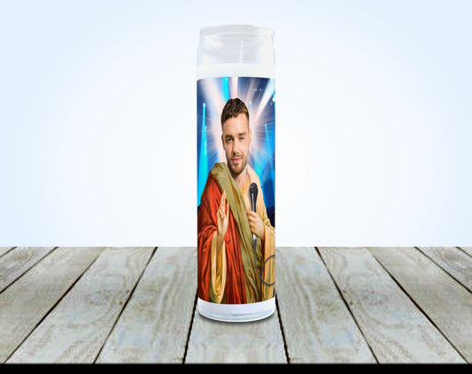 Liam Payne. Celebrity Prayer Candle