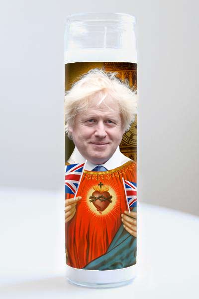 Celebrity Prayer Candle Boris Johnson