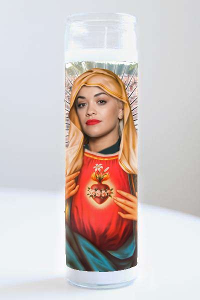 Celebrity Prayer Candle Rita Ora