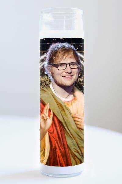 Celebrity Prayer Candles. Ed Sheeran