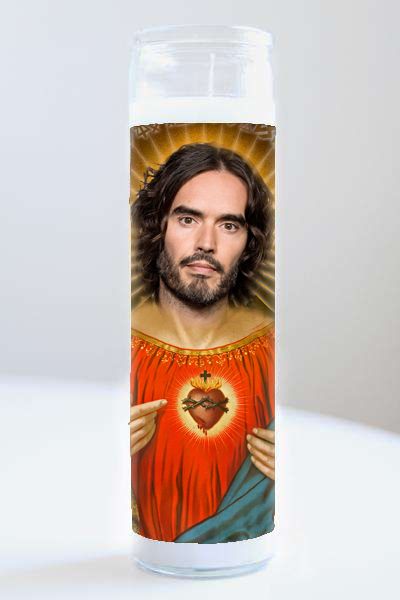 Celebrity Prayer Candle Russell Brand