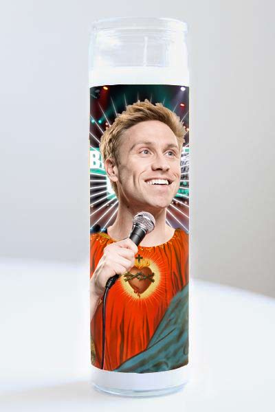 Celebrity Prayer Candle Russell Howard