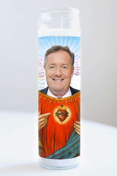 Celebrity Prayer Candle Piers Morgan