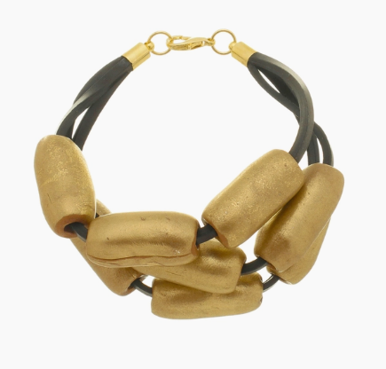 MARILIA CAPISANI - Ceramic Bracelet - Gold