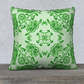 Nuvula - Green Birds Velvet Pillow Cushion