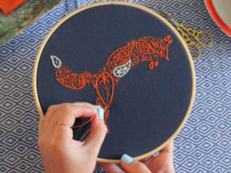 Parafelle - Fox Embroidery Kit -
