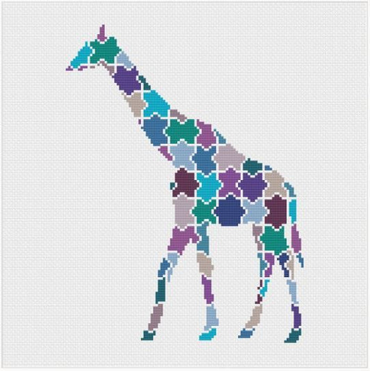 Giraffe Cross Stitch Full Kit by Meloca Cross Stitch Kit Designs