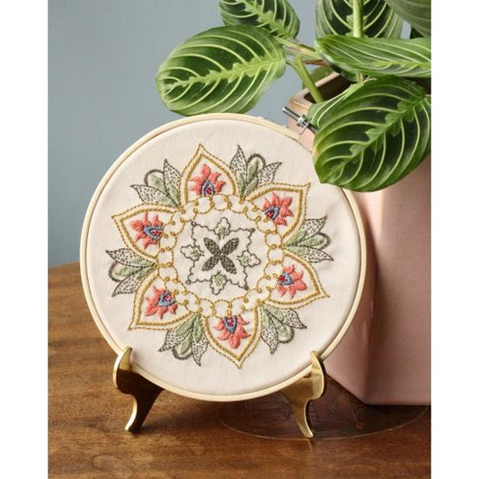 Avlea embroidery hoop kit Thessaly Floral