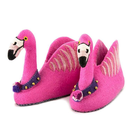 Sew Heart Felt Flamingo Slippers (Adult)