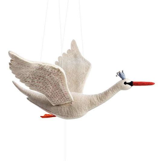 Flapping Swan Mobile By Sew Heart Felt