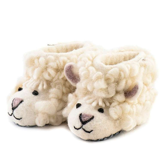 Sew Heart Felt Sheep Slippers (Kids)