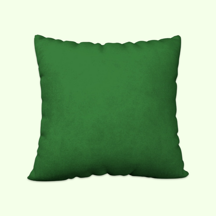 Nuvula. Green Birds Velvet Pillow Cushion.