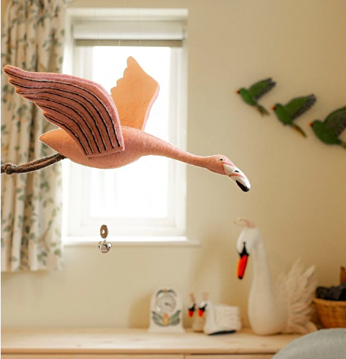 Static Wing Flamingo Mobile By Sew Heart Felt