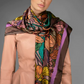Nuvula. Golden Gardens, Women's Silk Scarves. Free Delivery.