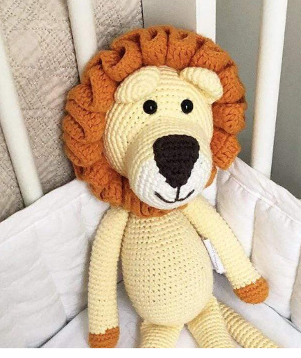 BebeMoss Plush Toys - Leo the Lion - Yellow