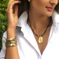 MARILIA CAPISANI - 18K Gold Plated Elastic Bracelet