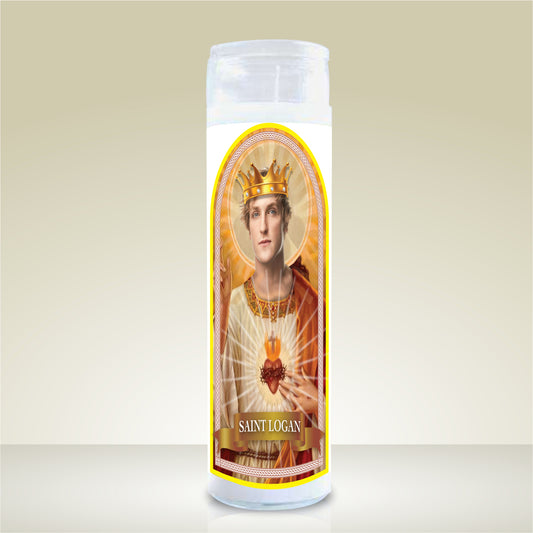Celebrity Prayer Candle. Logan Paul. Free Delivery.
