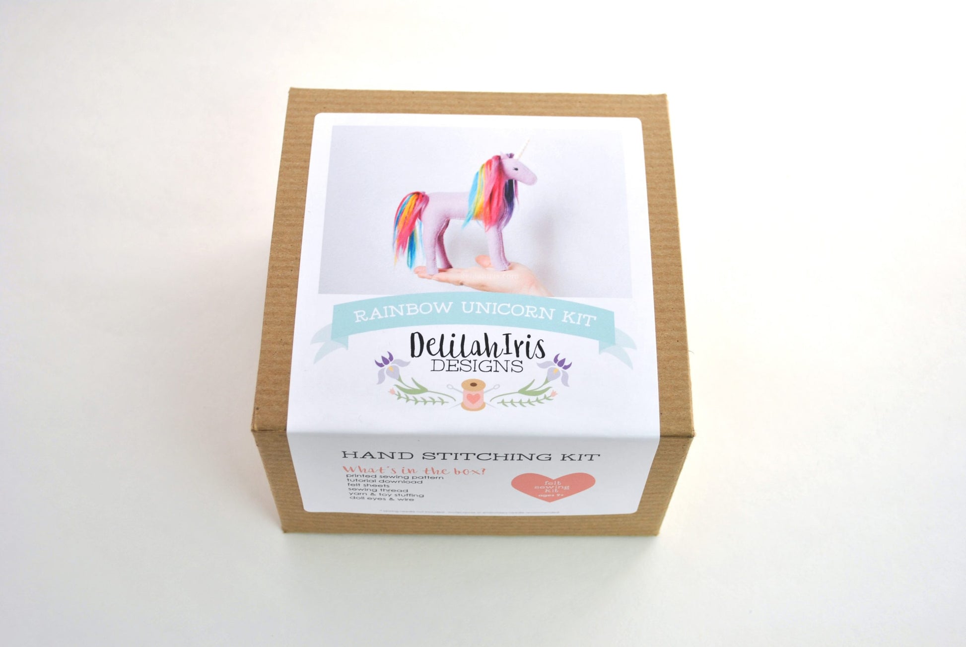 Delilah Iris Designs - DIY Craft Kit - Rainbow Unicorn