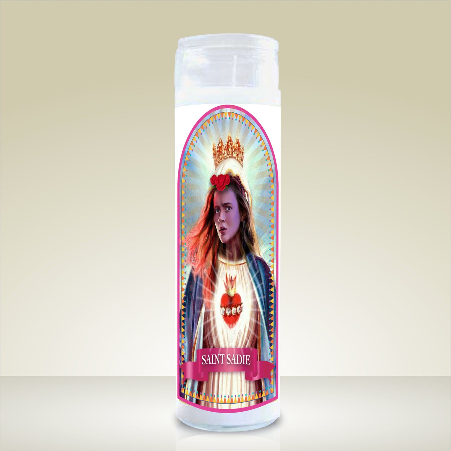Celebrity Prayer Candle. Sadie Sink. Free Delivery.